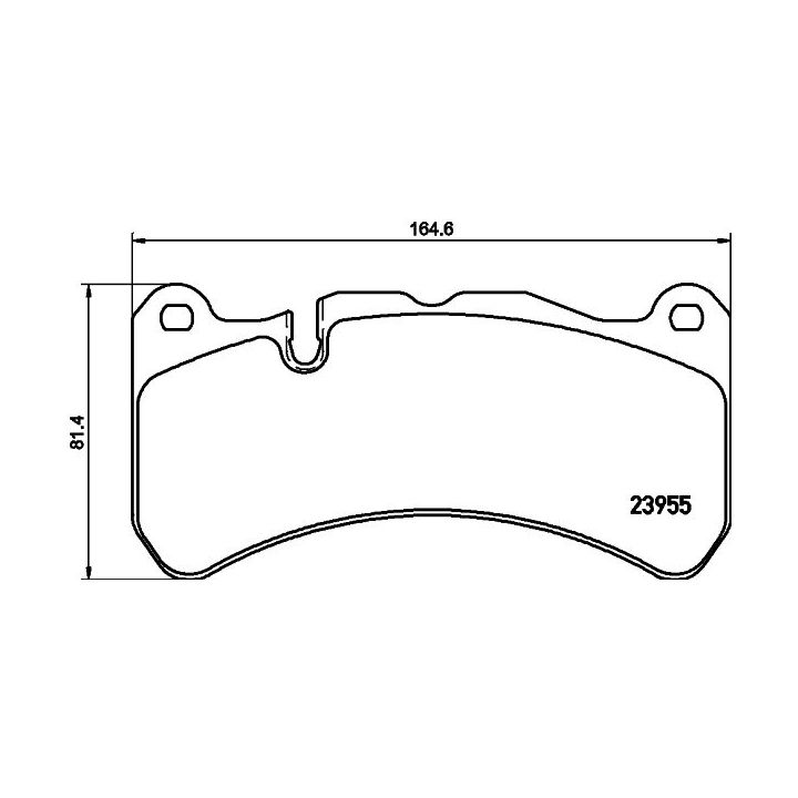 Stabdžių trinkelių rinkinys, diskinis stabdys MINTEX MDB3115