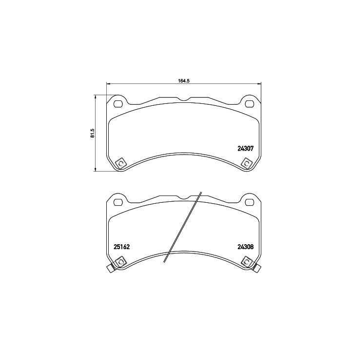 Stabdžių trinkelių rinkinys, diskinis stabdys MINTEX MDB3116