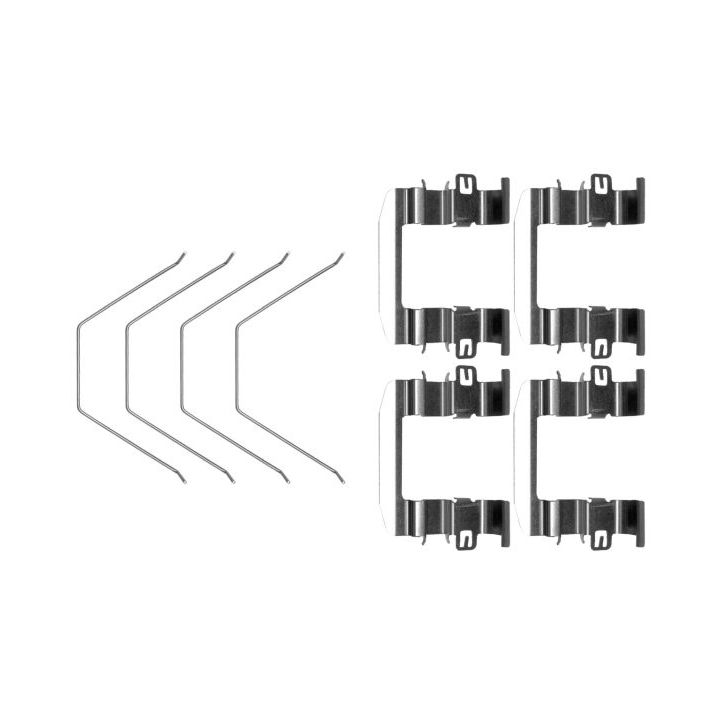 Priedų komplektas, diskinių stabdžių trinkelės MINTEX MBA0016