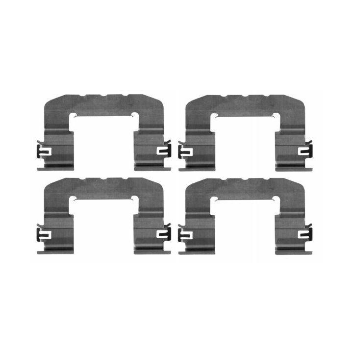 Priedų komplektas, diskinių stabdžių trinkelės MINTEX MBA0017