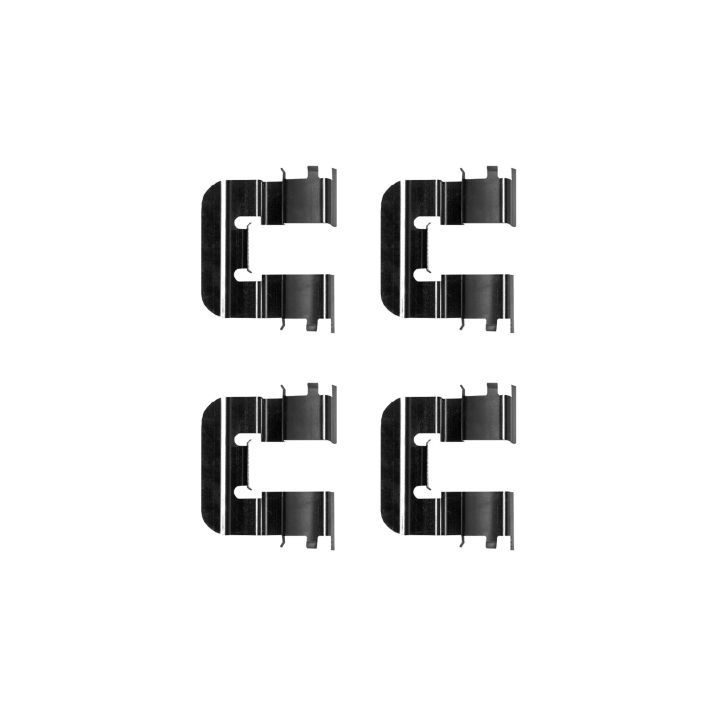 Priedų komplektas, diskinių stabdžių trinkelės MINTEX MBA0024