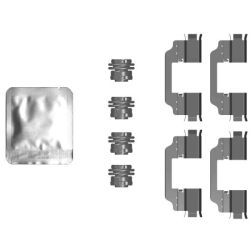 Priedų komplektas, diskinių stabdžių trinkelės MINTEX MBA0101