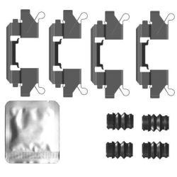 Priedų komplektas, diskinių stabdžių trinkelės MINTEX MBA0111