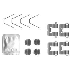 Priedų komplektas, diskinių stabdžių trinkelės MINTEX MBA0114