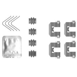 Priedų komplektas, diskinių stabdžių trinkelės MINTEX MBA0117