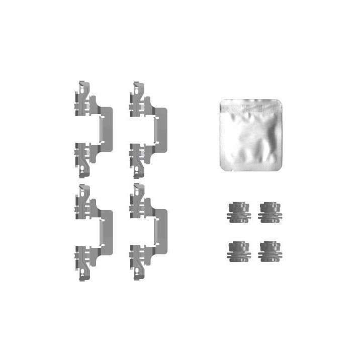 Priedų komplektas, diskinių stabdžių trinkelės MINTEX MBA0129