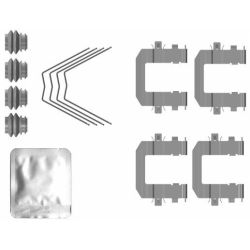 Priedų komplektas, diskinių stabdžių trinkelės MINTEX MBA0131