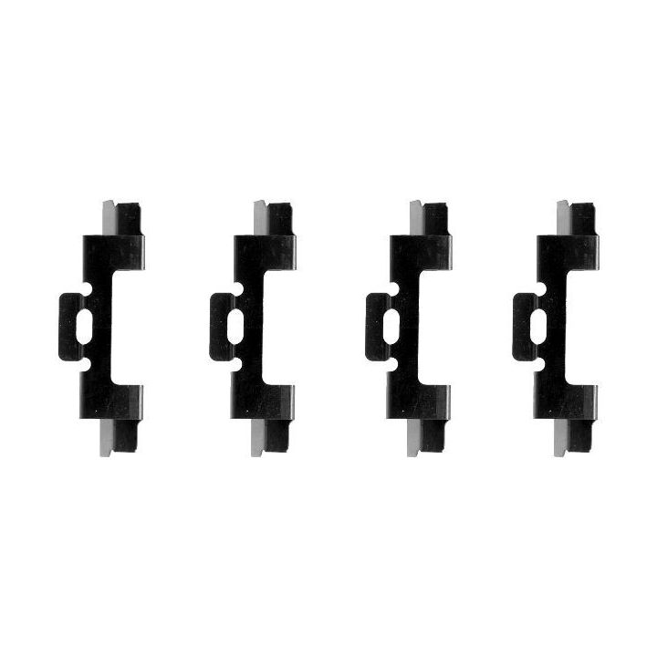 Priedų komplektas, diskinių stabdžių trinkelės MINTEX MBA1027