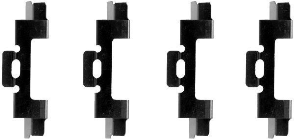 Priedų komplektas, diskinių stabdžių trinkelės MINTEX MBA1027