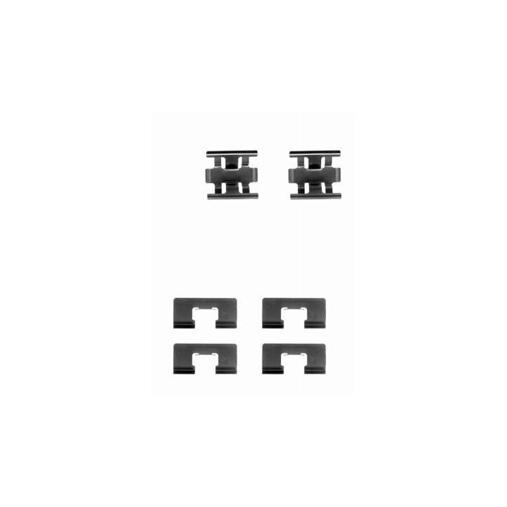 Priedų komplektas, diskinių stabdžių trinkelės MINTEX MBA1091