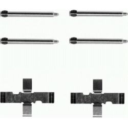 Priedų komplektas, diskinių stabdžių trinkelės MINTEX MBA1101