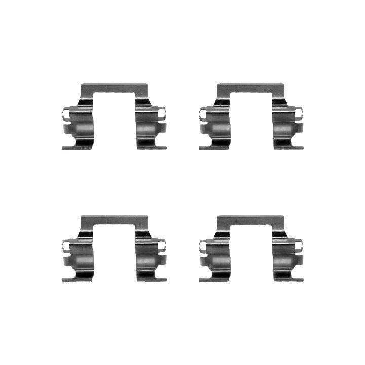 Priedų komplektas, diskinių stabdžių trinkelės MINTEX MBA1117