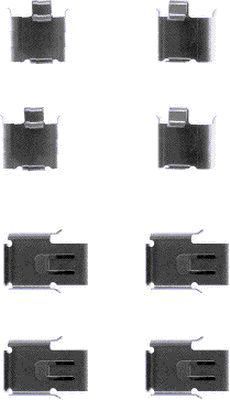 Priedų komplektas, diskinių stabdžių trinkelės MINTEX MBA1171