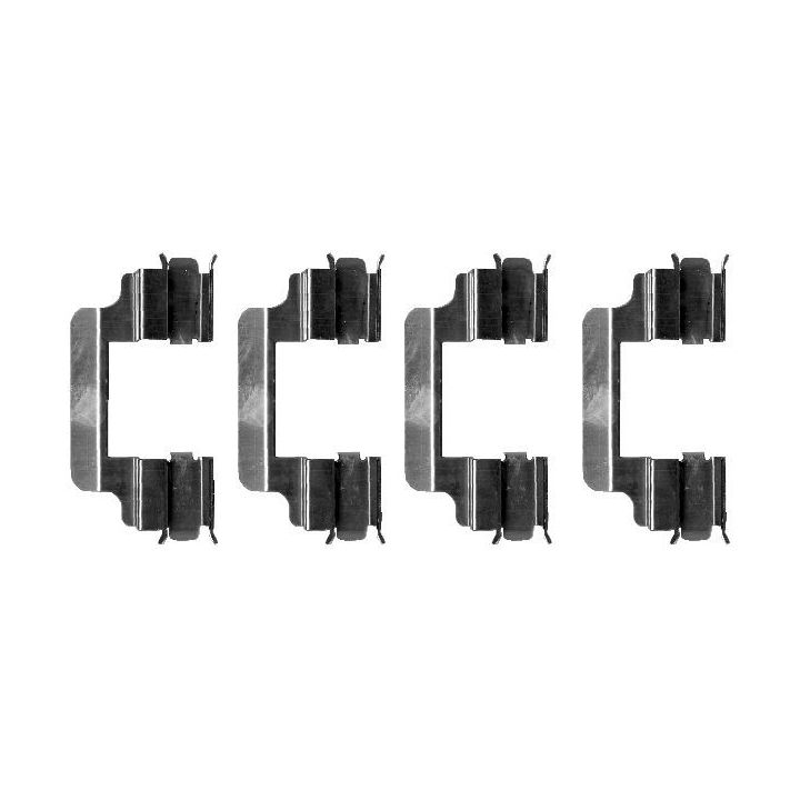 Priedų komplektas, diskinių stabdžių trinkelės MINTEX MBA1231