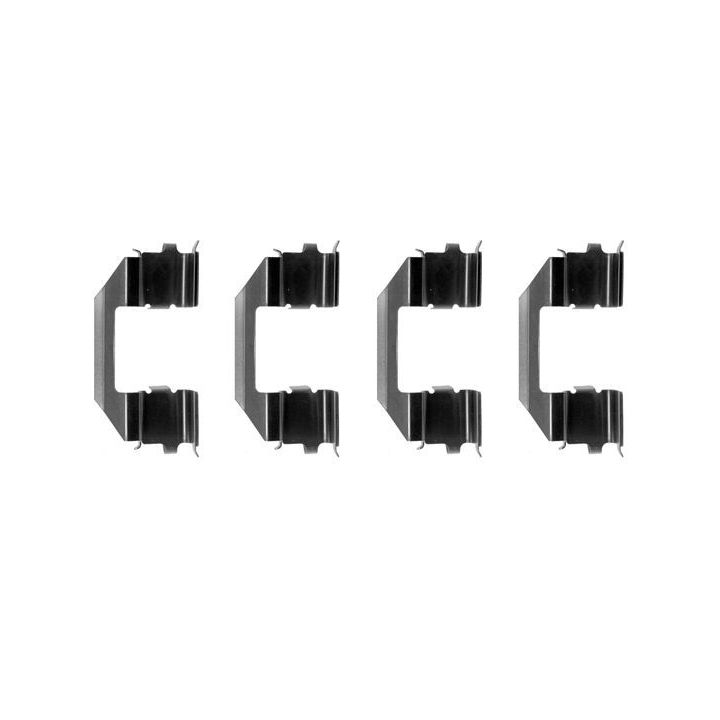 Priedų komplektas, diskinių stabdžių trinkelės MINTEX MBA1258