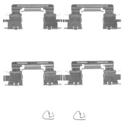 Priedų komplektas, diskinių stabdžių trinkelės MINTEX MBA1613