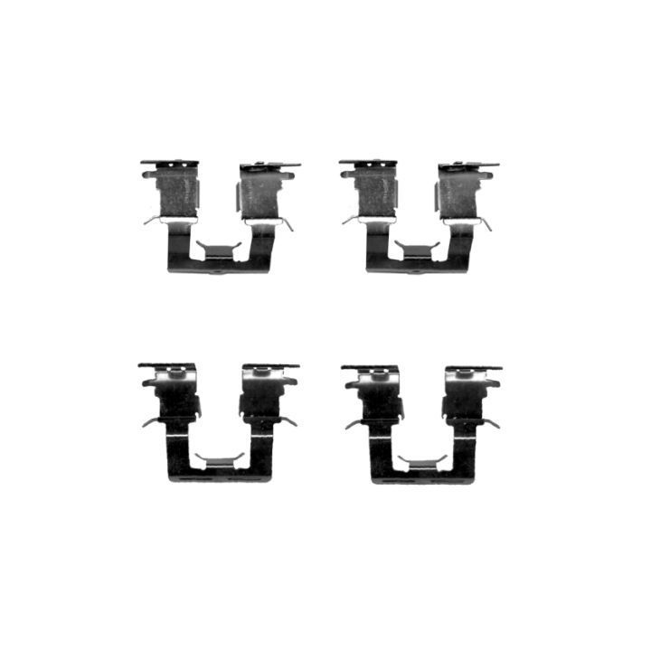 Priedų komplektas, diskinių stabdžių trinkelės MINTEX MBA1620