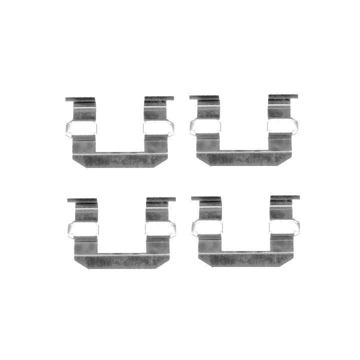 Priedų komplektas, diskinių stabdžių trinkelės MINTEX MBA1645