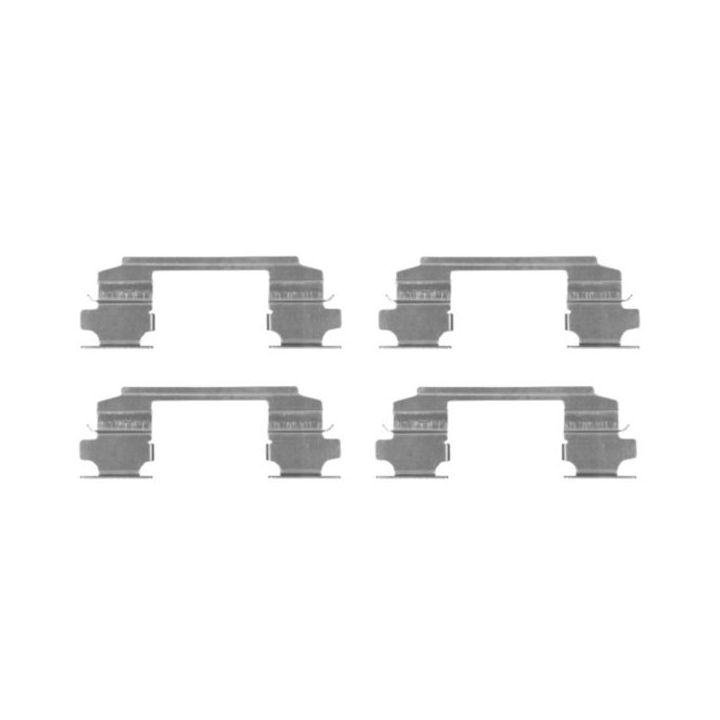 Priedų komplektas, diskinių stabdžių trinkelės MINTEX MBA1686