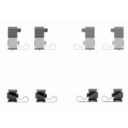 Priedų komplektas, diskinių stabdžių trinkelės MINTEX MBA1699