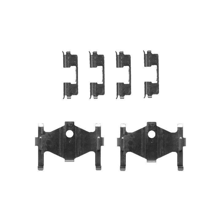 Priedų komplektas, diskinių stabdžių trinkelės MINTEX MBA1710