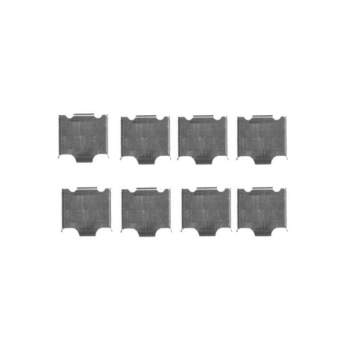 Priedų komplektas, diskinių stabdžių trinkelės MINTEX MBA1718