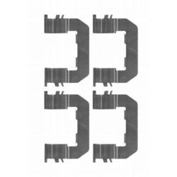 Priedų komplektas, diskinių stabdžių trinkelės MINTEX MBA1719