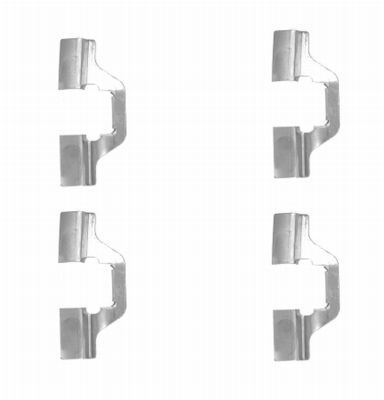 Priedų komplektas, diskinių stabdžių trinkelės MINTEX MBA1749