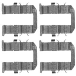 Priedų komplektas, diskinių stabdžių trinkelės MINTEX MBA1758