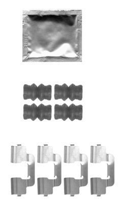 Priedų komplektas, diskinių stabdžių trinkelės MINTEX MBA1797
