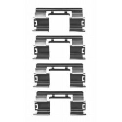 Priedų komplektas, diskinių stabdžių trinkelės MINTEX MBA1813