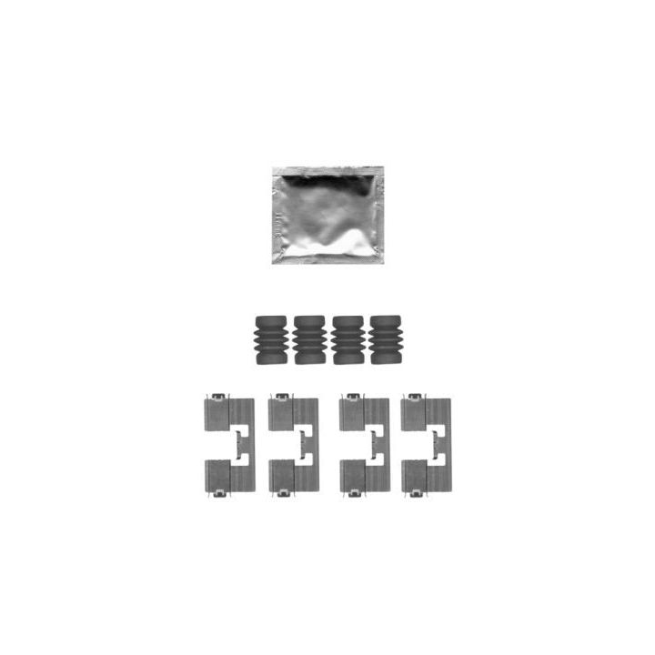 Priedų komplektas, diskinių stabdžių trinkelės MINTEX MBA1818