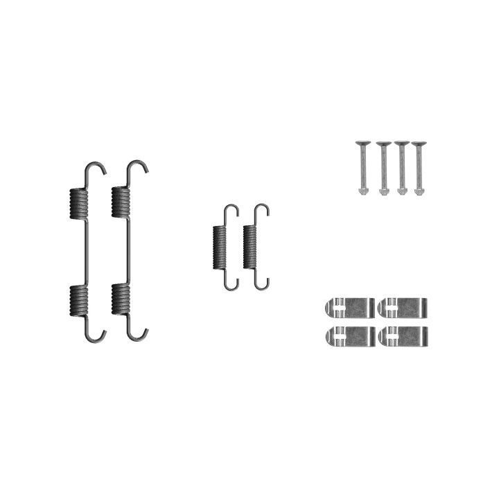 Priedų komplektas, stovėjimo stabdžių trinkelės MINTEX MBA78