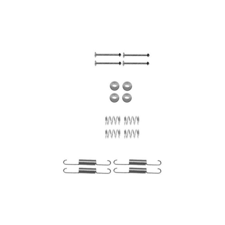 Priedų komplektas, stovėjimo stabdžių trinkelės MINTEX MBA880