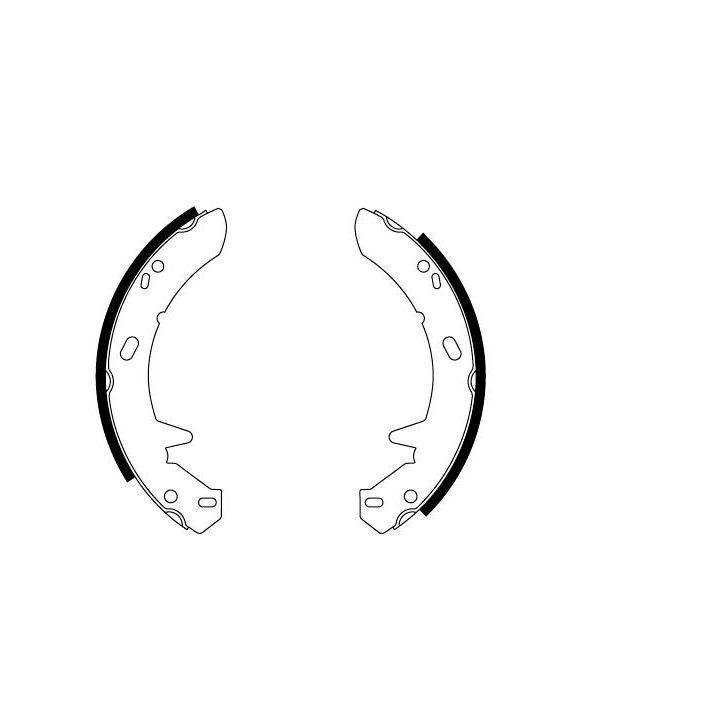 Stabdžių trinkelių komplektas, stovėjimo stabdis MINTEX MFR390