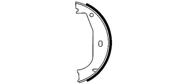 Stabdžių trinkelių komplektas, stovėjimo stabdis MINTEX MFR428