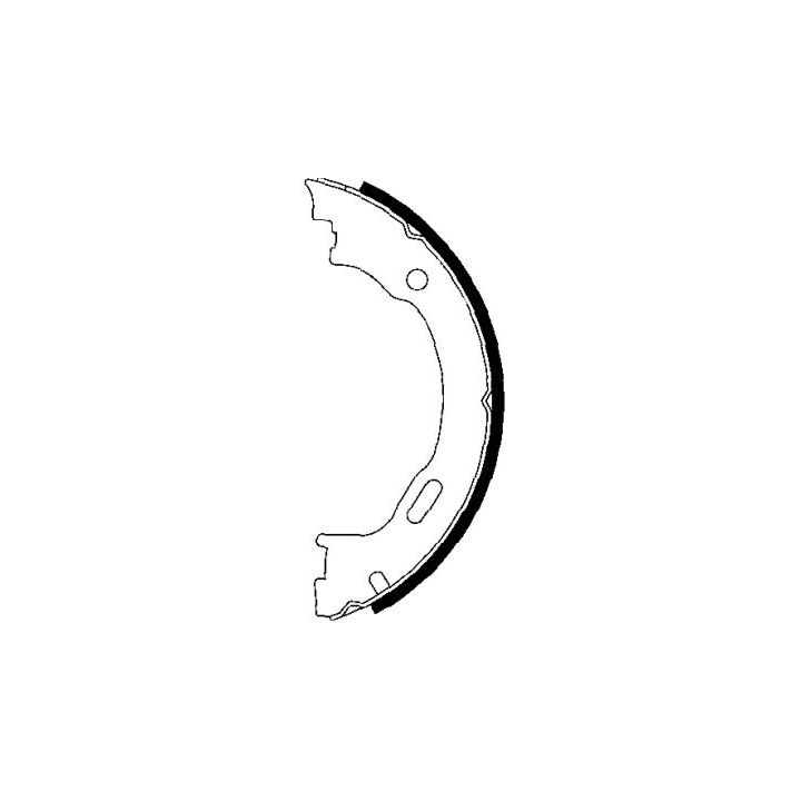 Stabdžių trinkelių komplektas, stovėjimo stabdis MINTEX MFR541