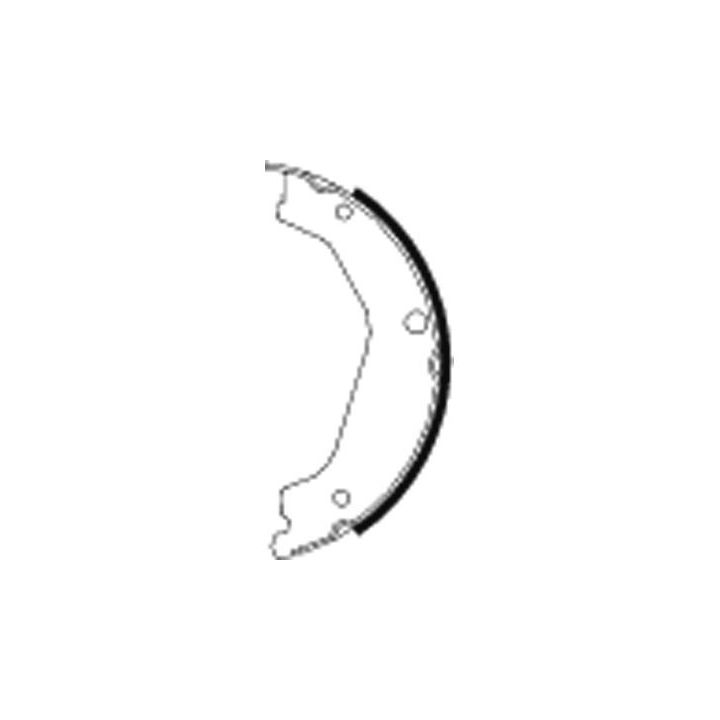 Stabdžių trinkelių komplektas, stovėjimo stabdis MINTEX MFR622