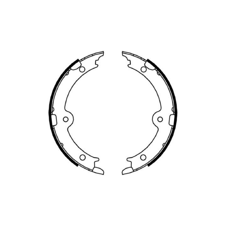 Stabdžių trinkelių komplektas, stovėjimo stabdis MINTEX MFR688