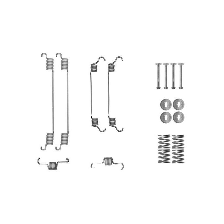 Priedų komplektas, stabdžių trinkelės MINTEX MBA34