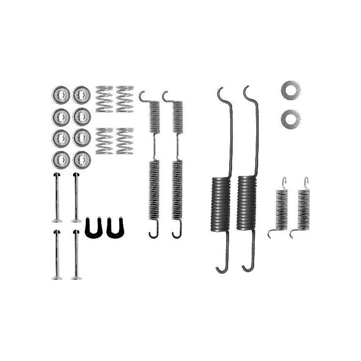 Priedų komplektas, stabdžių trinkelės MINTEX MBA518