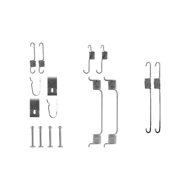 Priedų komplektas, stabdžių trinkelės MINTEX MBA700