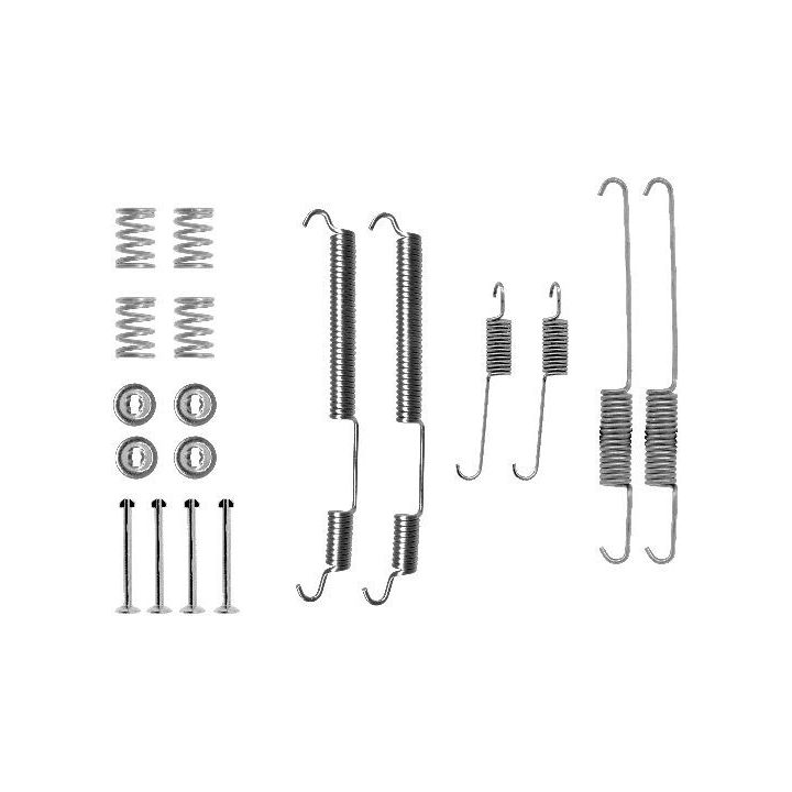 Priedų komplektas, stabdžių trinkelės MINTEX MBA755