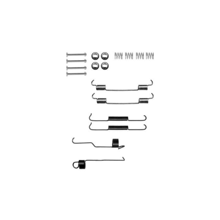 Priedų komplektas, stabdžių trinkelės MINTEX MBA804