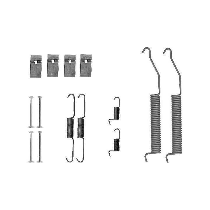 Priedų komplektas, stabdžių trinkelės MINTEX MBA812