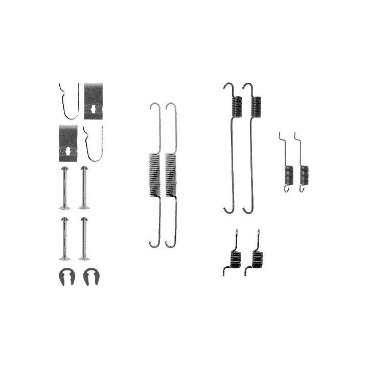 Priedų komplektas, stabdžių trinkelės MINTEX MBA815