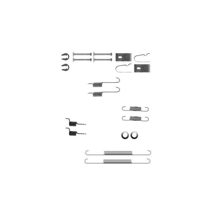 Priedų komplektas, stabdžių trinkelės MINTEX MBA847
