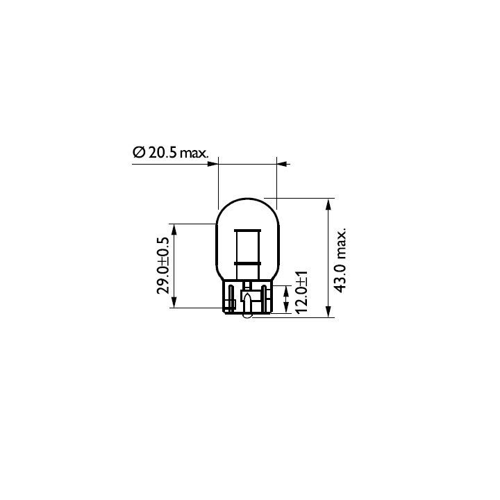 Lemputė, indikatorius PHILIPS 12071CP