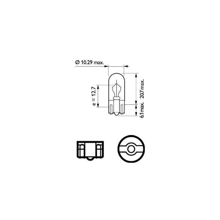 Lemputė, indikatorius PHILIPS 12256B2