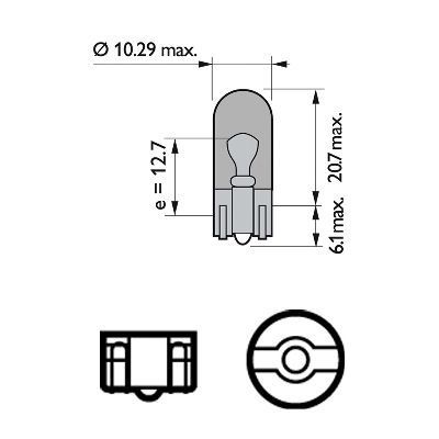 Lemputė, indikatorius PHILIPS 12396NAB2